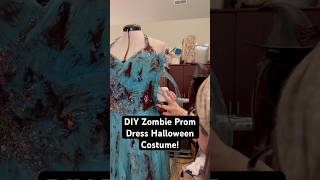 Here’s how I made my Zombie Prom Dress! #halloween #zombie #costume #diy #tutorial #sfxmakeup
