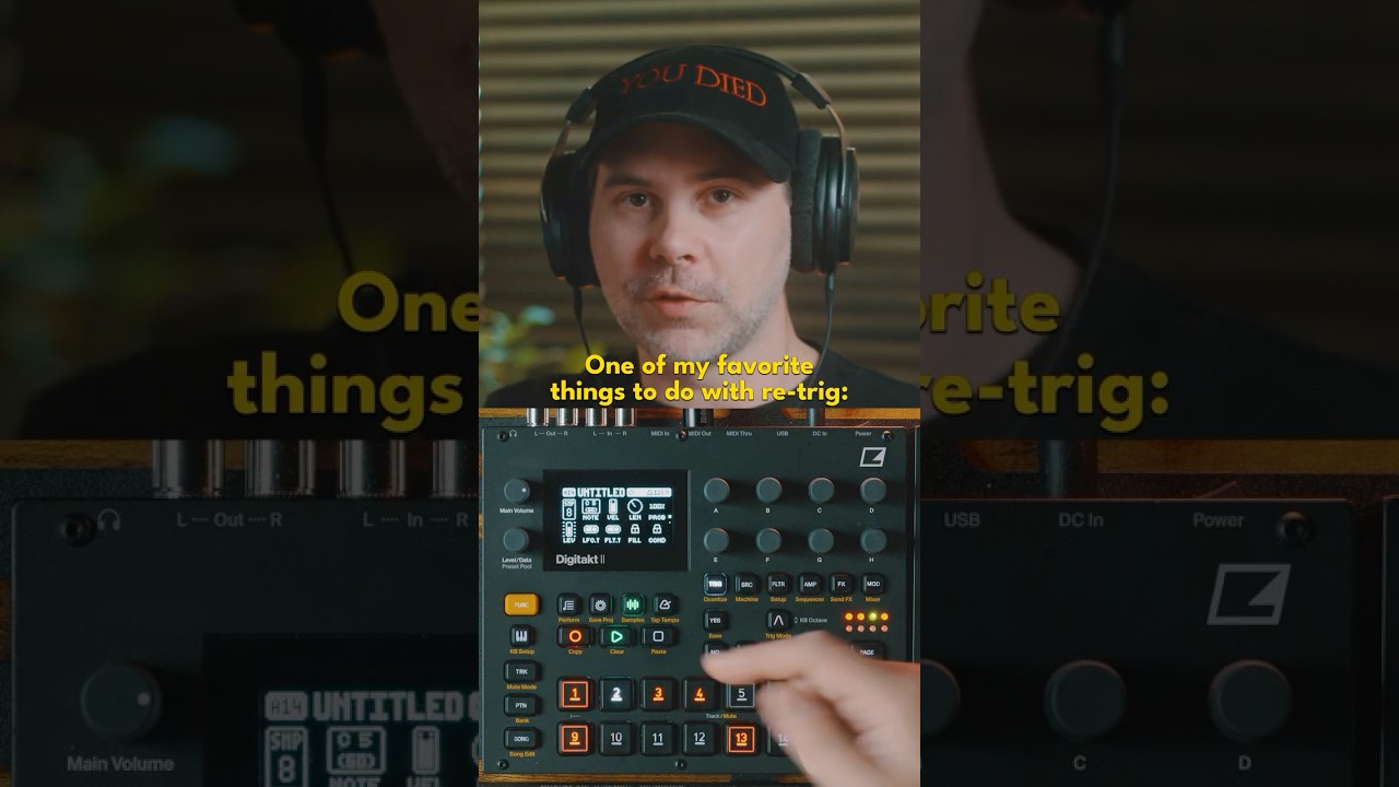 You Need To Understand How To Use Retrig.. #synth #sampler #digitakt