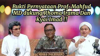  Pernyataan Prof Mahfud Md Dukung Rhoma Irama Dan Kyai Imad