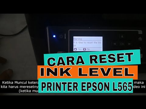 RESET INK LEVEL PRINTER EPSON L565