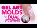 Perfect 3-D Gel Nail Art Every Time with Nail Art Molds for Dual Forms