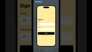 SwiftUI Login Screen UI App design #apple #shorts #mobileapp #software