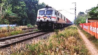 2 railroad videos in 2 minutes.!! Indian railway trains.!!