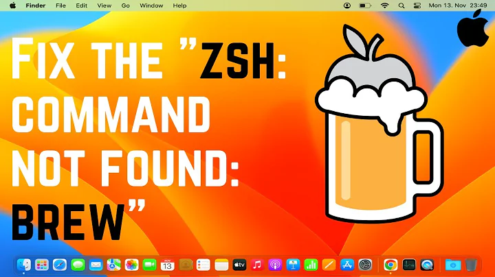 How To Fix “brew command not found” on Mac with zsh | How to fix Zsh: Command not found: Brew?