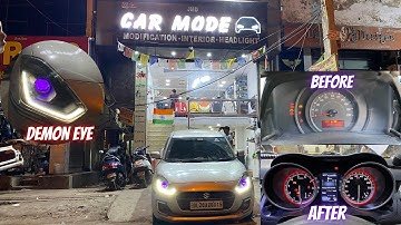 Installing top model SPEEDOMETER & DEMON EYE in SWIFT LXI .