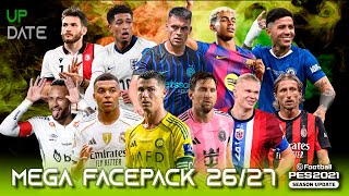 Nuevo MEGA FACEPACK 2026-27 Actualizado / TUTORIAL / Pes 2021 al 2026 Update