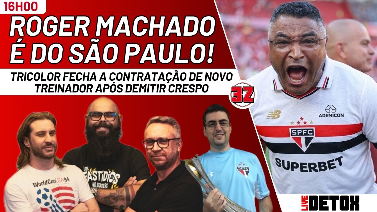 CRESPO CAIU... QUEM ASSUME O SÃO PAULO PARA O RESTO DA TEMPORADA? - LIVE DETOX