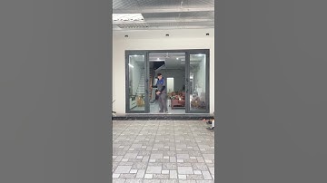 Cửa trượt quay bán tự động - LH: 0909214216 - Cty TNHH Nhôm Kính Không Gian