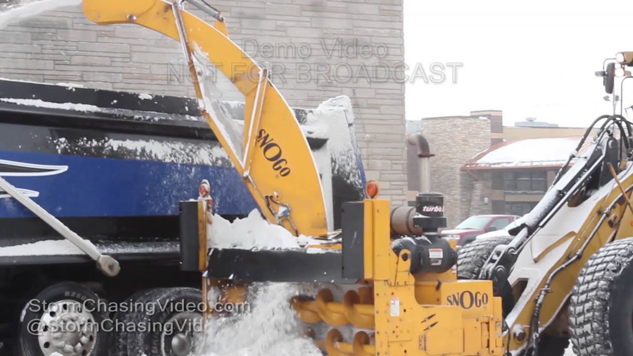 Snow Clean-Up in Rice Lake, WI - 2/3/2016