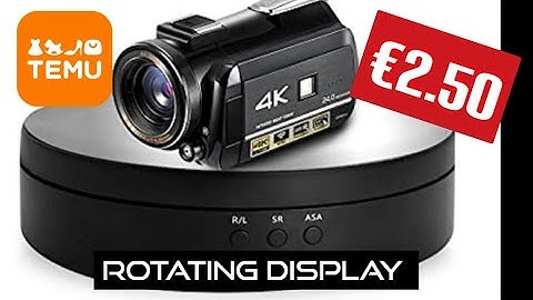 Handy 360 Rotating Display for videomakers