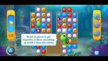 Fishdom - Level 7 - How to complete