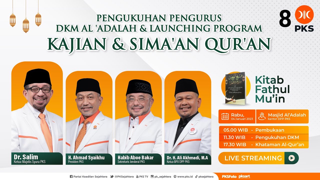 [ LIVE ] SIMA'AN AL-QUR'AN DAN KAJIAN KITAB KUNING FATHUL MU'IN