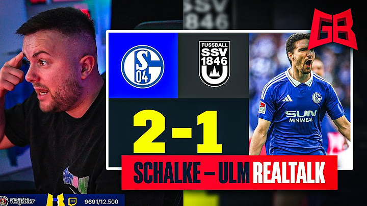 BODENLOSER FUßBALL.. 🫠 GamerBrother REALTALK über SCHALKE - ULM 😬