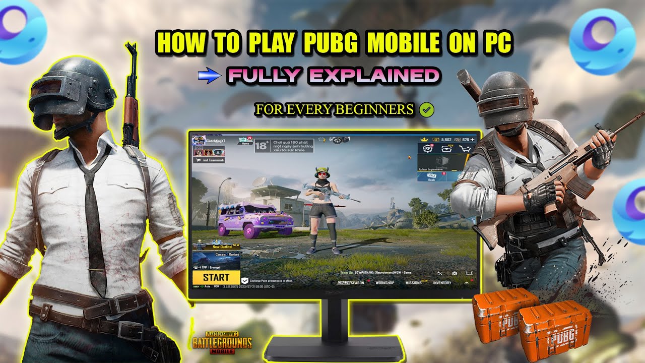 🔧HOW TO DOWNLOAD AND PLAY PUBG MOBILE ON PC/LAPTOP FOR EVERY BEGINNERS | BEST EMULATOR (2025)