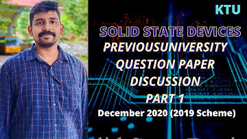 PREVIOUS UNIVERSITY QUESTION PAPER SOLVED, December 2020 (2019 Scheme) || SSD || KTU || PART 1