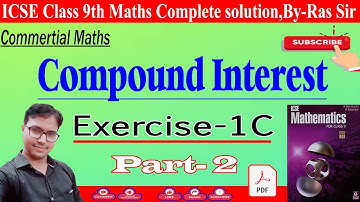 class 9 Compound Interest Das gupta Banerjee||pART-2|| a das gupta a banerjee