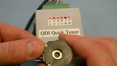 How to make an Optical Encoder tester.