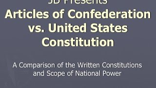 Full JB Presents The Articles v. The Constitution News