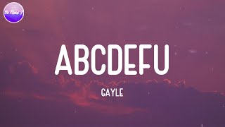 GAYLE - abcdefu (Lyric Video)