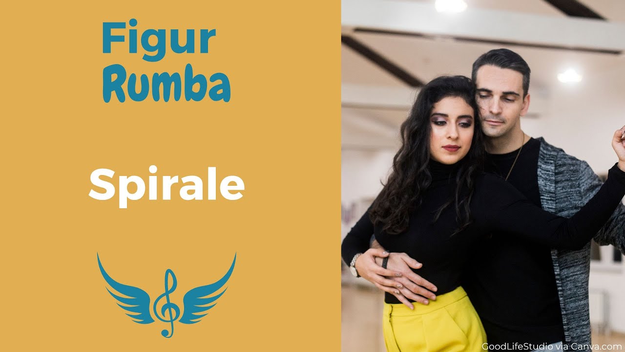 Rumba: Spirale für die Dame mit Herrenführung   HD 1080p