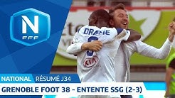 J34 : Grenoble Foot 38 - Entente SSG 2 (2-3), le résumé I National FFF 2018