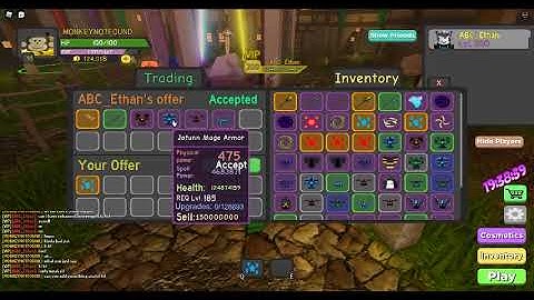 Dungeon Quest Trading/Profiting Vlog EP#4