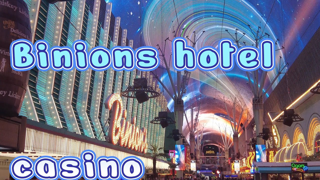 Binion's Hotel casino downtown Las Vegas YouTube