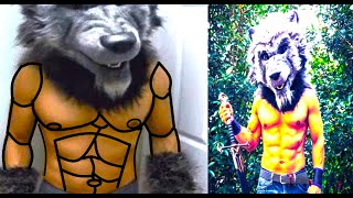 Buff Wolf Guy Pec Bouncing Heavy Timp Rise