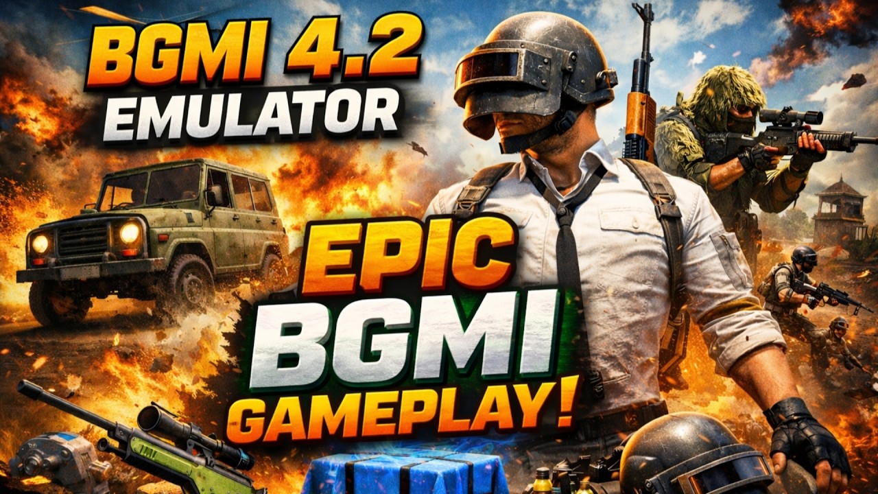 BGMI 4.2 Emulator Gameplay | Smooth Graphics & High FPS || #BGMIGameplay #mokib_Gaming