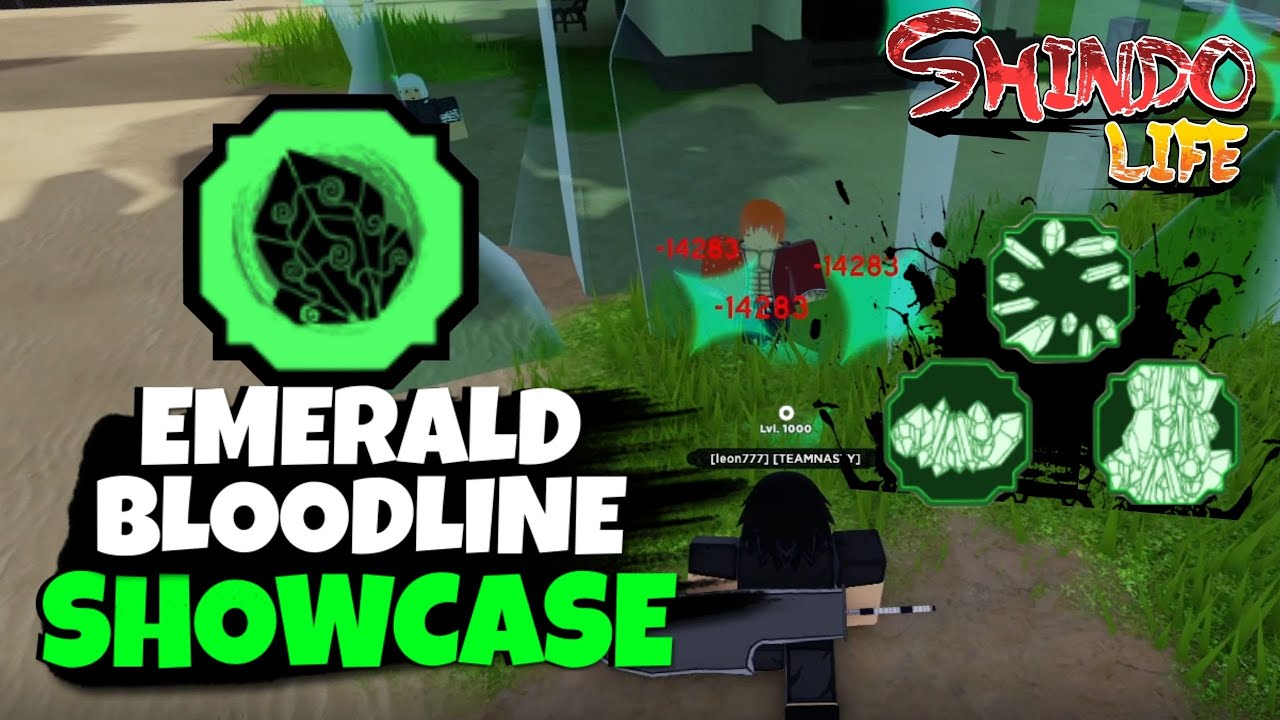 Emerald Bloodline Full Showcase | Shindo Life - YouTube