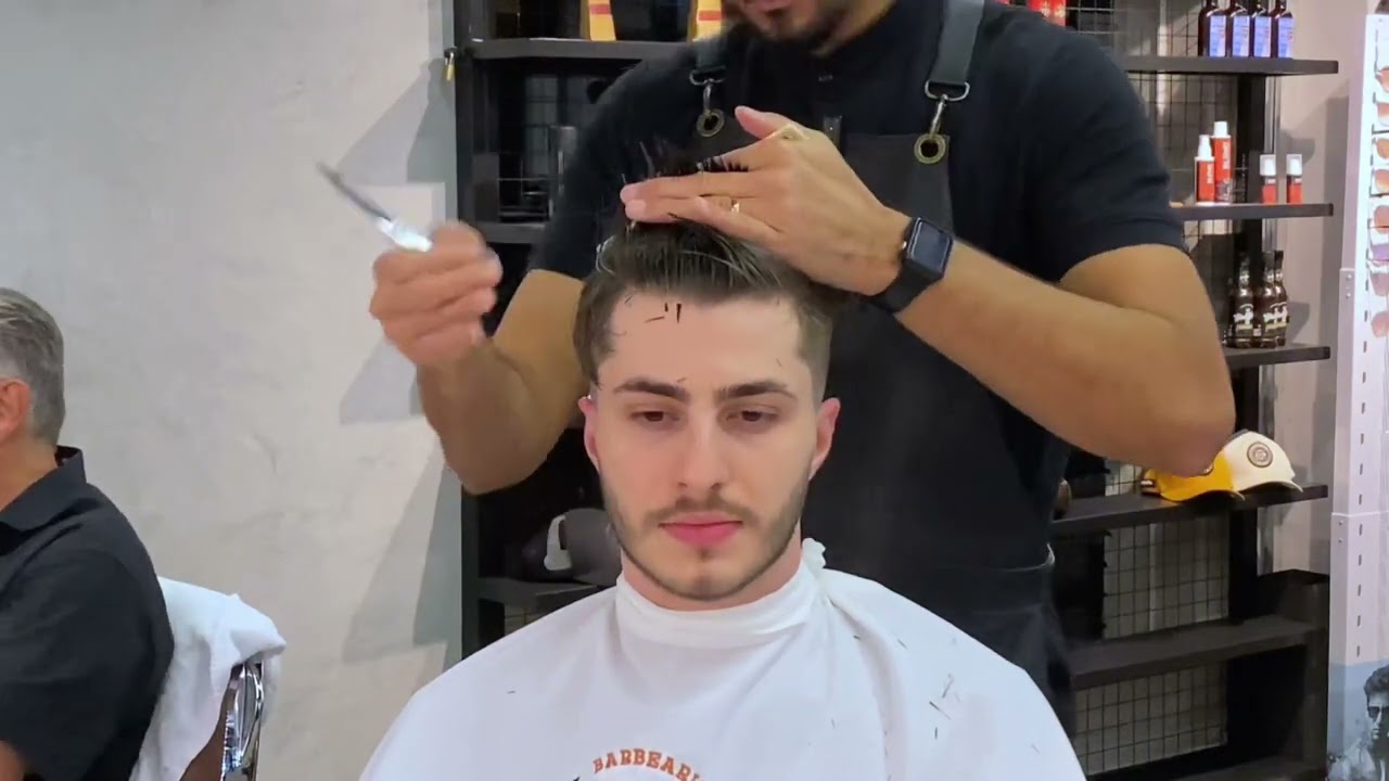 Corte de cabelo em 1 minuto (Dica ouro para cortar o topo )#cortes #visagismo #barbeiro