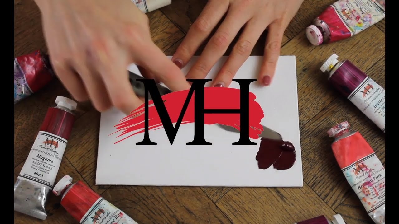 Oil Paint Demonstration using Magenta Warm White and Bright Yellow Lake