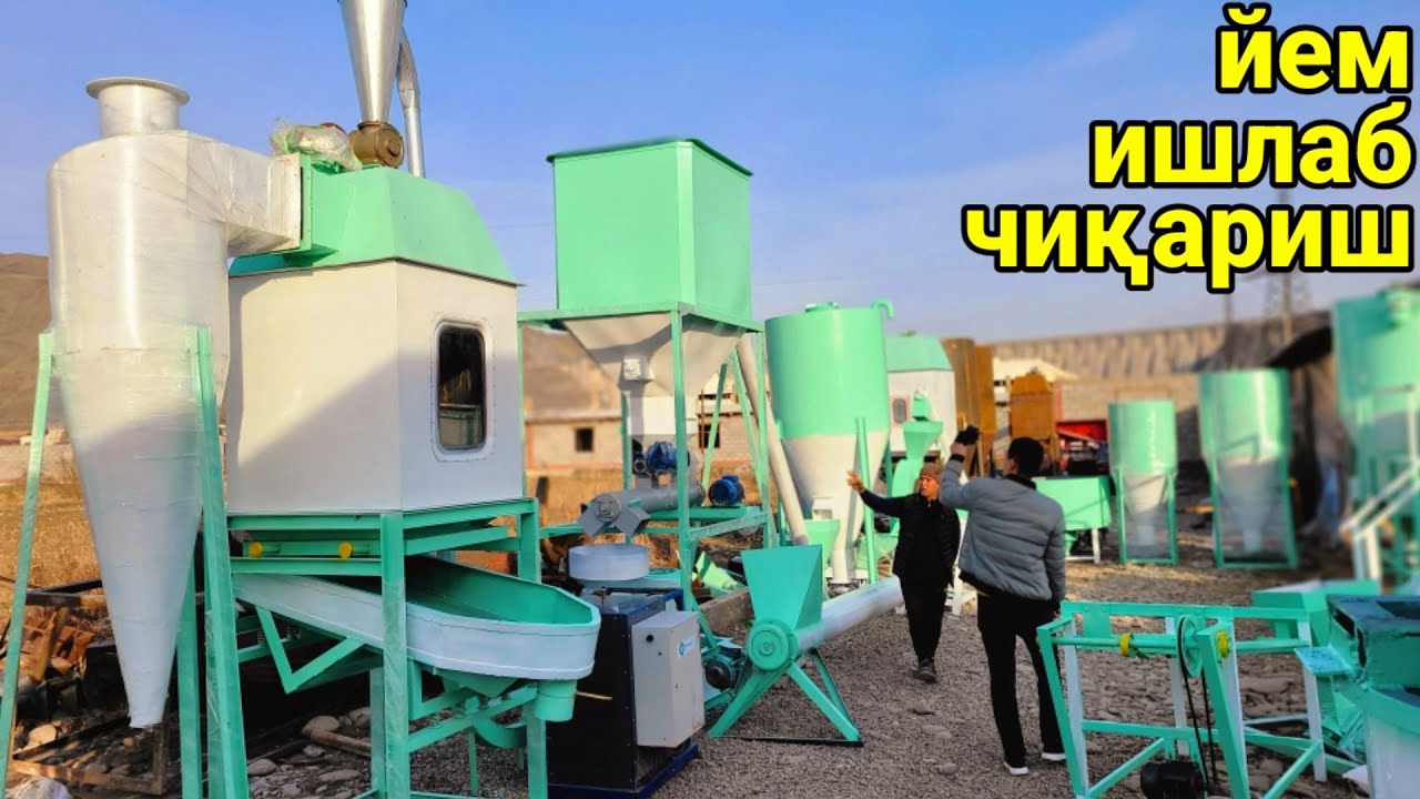 CHORVA UCHUN YEM ISHLAB CHIQARISH MISHALKALAR