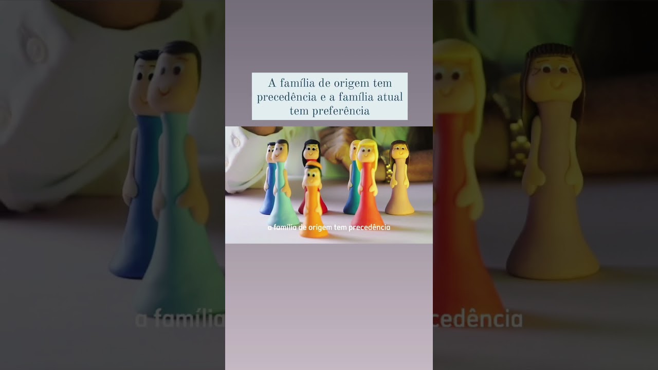 ❗️A família de origem tem precedência e a família atual tem preferência