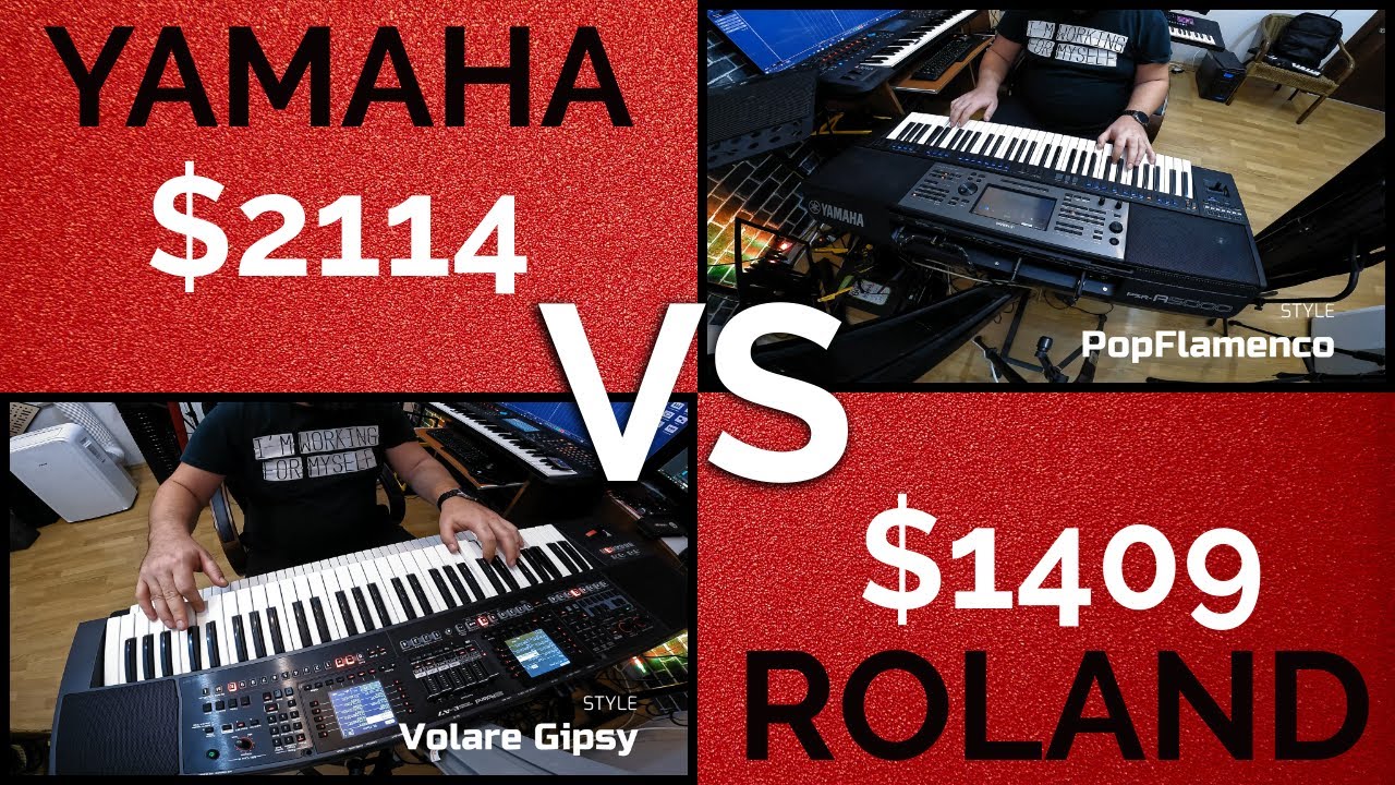 Yamaha PSRA5000 vs Roland EA7 Karşılaştırma (konuşma yok) Sence Hangisi? YouTube