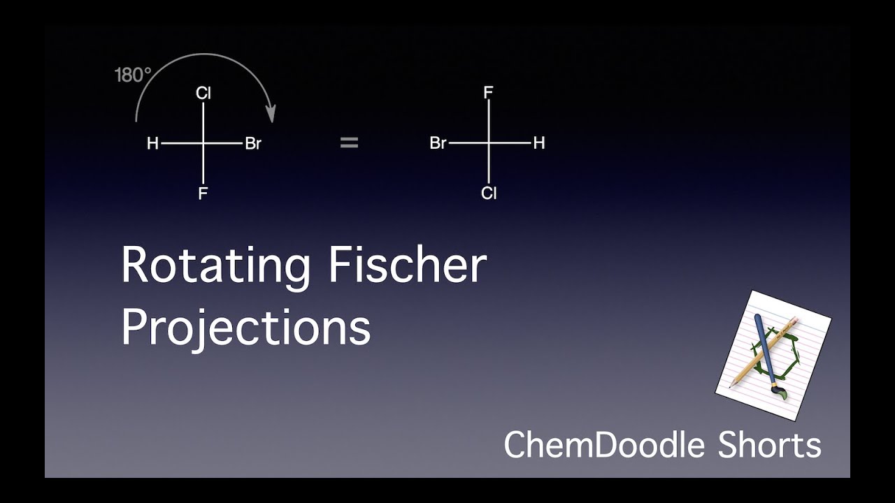 Fischer Projection Rotation ChemDoodle Shorts: Rotating Fischer Projections - YouTube