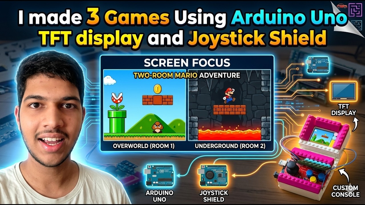 Handheld Console With Arduino How to Make a Portable Retro Console with Arduino & TFT Display - YouTube