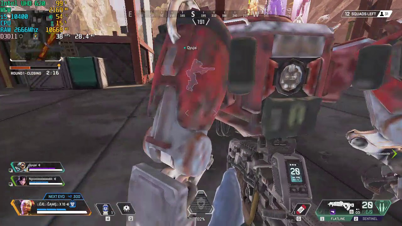 Apex Legends Season 7 on Intel UHD 630