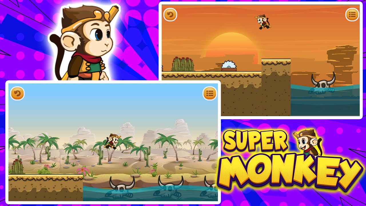 Super Monkey || Construct 3 Game Template || Source code - YouTube