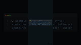 Learn CSS Container Queries in 30s