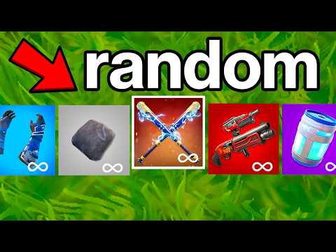 Fortnite But Everything Gives You Random Items!