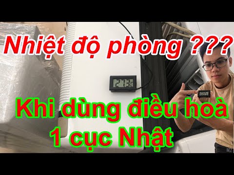 Video Nhiệt độ phòng là bao nhiêu khi sử dụng điều hoà cửa... - youtube