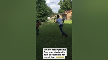 Li socket brother beating his ass 😭😂