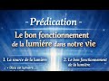 6737. Prédication (Le bon fonctionnement de la lumière dans notre vie) 2026.
