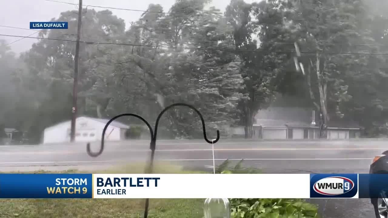 Storms bring heavy rain, strong winds to parts of New Hampshire - YouTube
