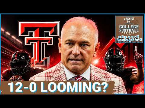 UNSTOPPABLE? Texas Tech/Will Hammond Projected to DOMINATE Big 12 Again--Alabama Schedule Prediction