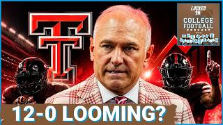 UNSTOPPABLE Texas Tech/Will Hammond Projected to DOMINATE Big 12 Again--Alabama Schedule Prediction