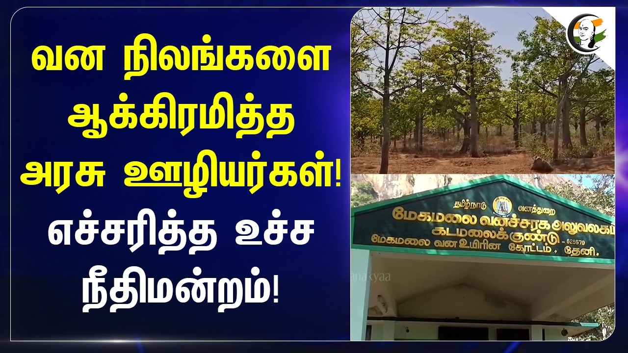 ⁣வன நிலங்களை ஆக்கிரமித்த அரசு ஊழியர்கள்! எச்சரித்த Supreme Court | Srivilliputur