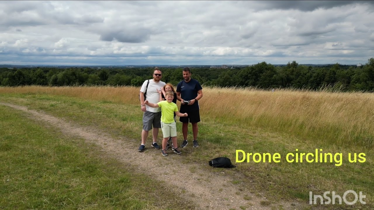 Hannah and Daniel flying Uncle Jacko's drone