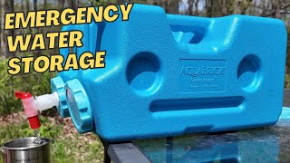 AquaBrick Portable Food and Water Storage Container with Spigot Aquabrick Vs Waterbrick Which Is The Best For Portable Long Term Water Storage
